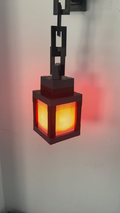 Lanterne Pixel LED 16 Couleurs – Lampe d'Ambiance Gaming Room Rechargeable